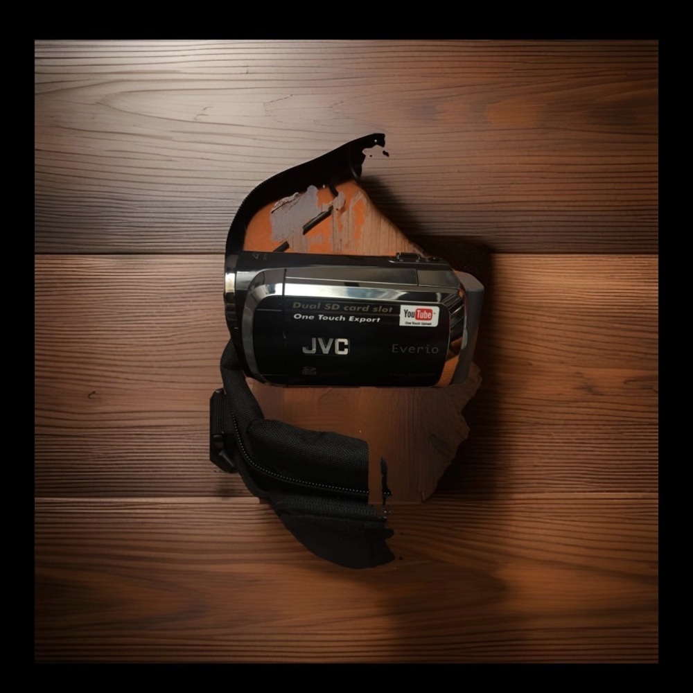 JVC Everio Black Camcorder with Hand Strap